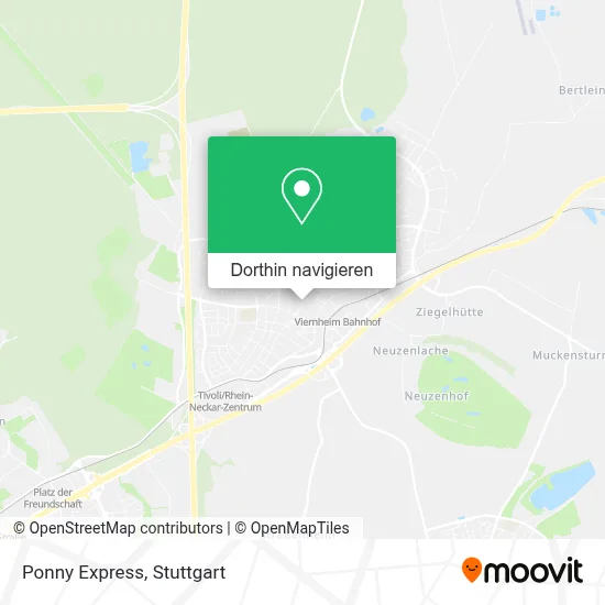 Ponny Express Karte