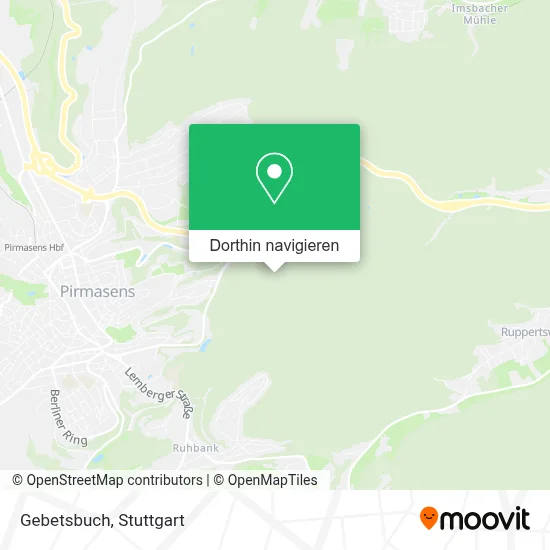 Gebetsbuch Karte