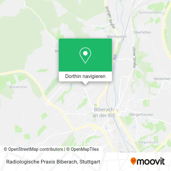 Radiologische Praxis Biberach Karte