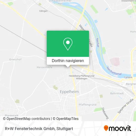 R+W Fenstertechnik Gmbh Karte