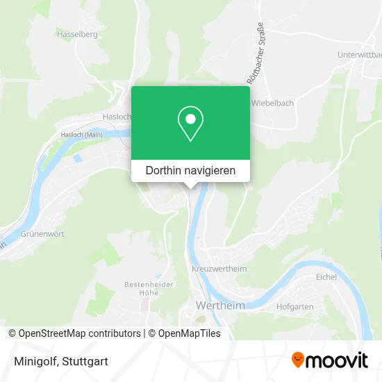 Minigolf Karte