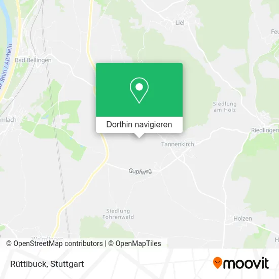 Rüttibuck Karte