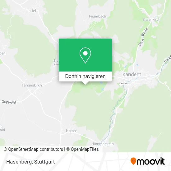 Hasenberg Karte
