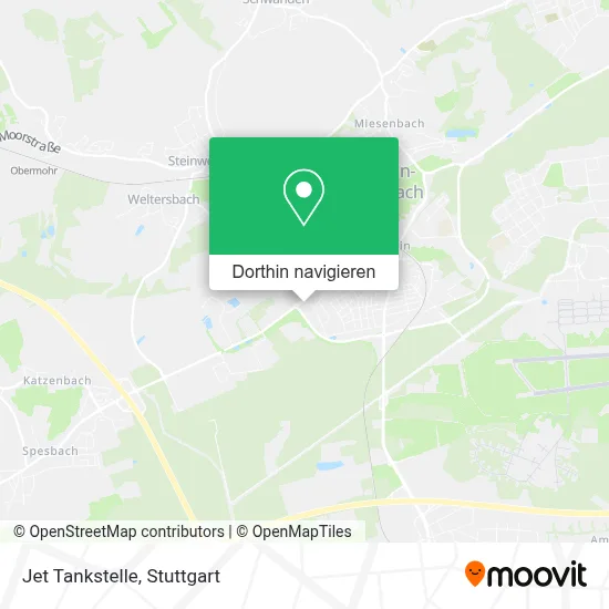 Jet Tankstelle Karte