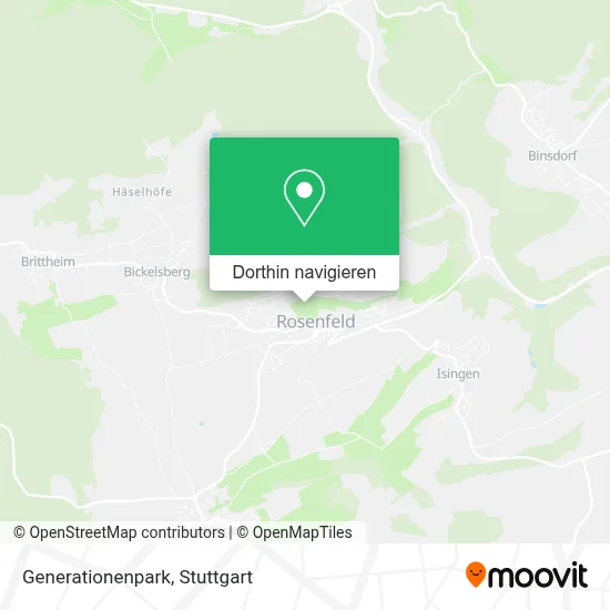 Generationenpark Karte