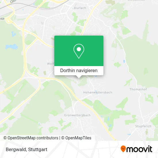 Bergwald Karte