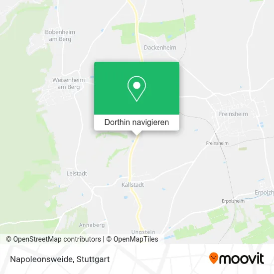 Napoleonsweide Karte