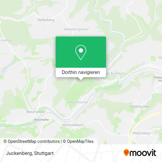 Juckenberg Karte