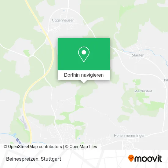 Beinespreizen Karte