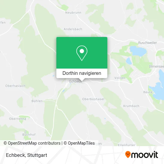Echbeck Karte