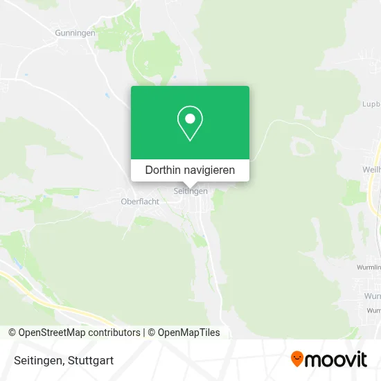 Seitingen Karte