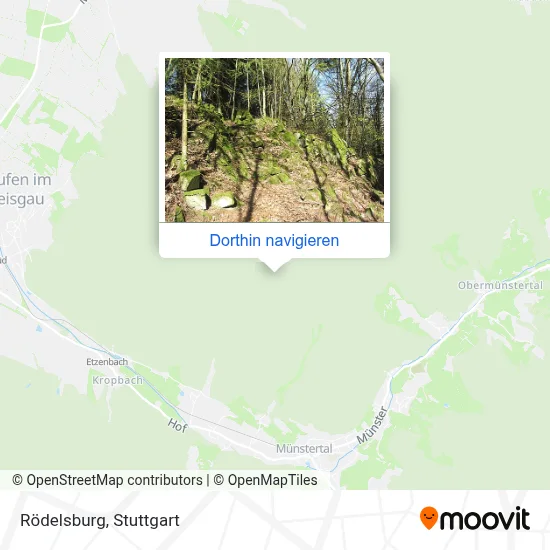 Rödelsburg Karte