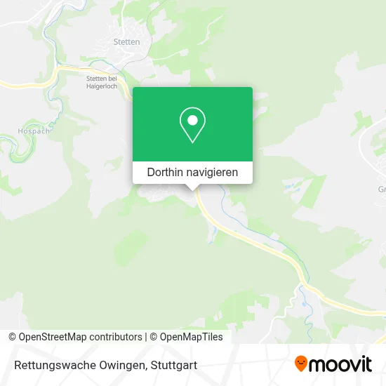 Rettungswache Owingen Karte