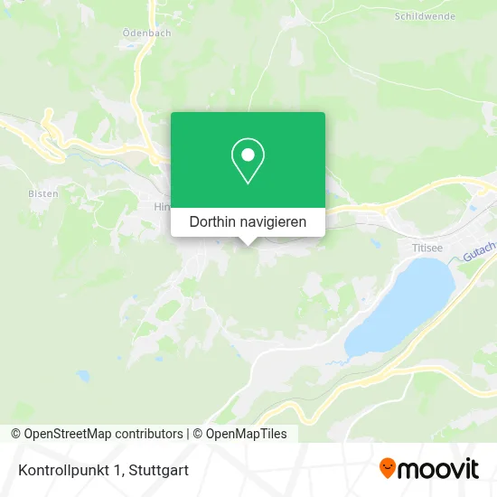 Kontrollpunkt 1 Karte