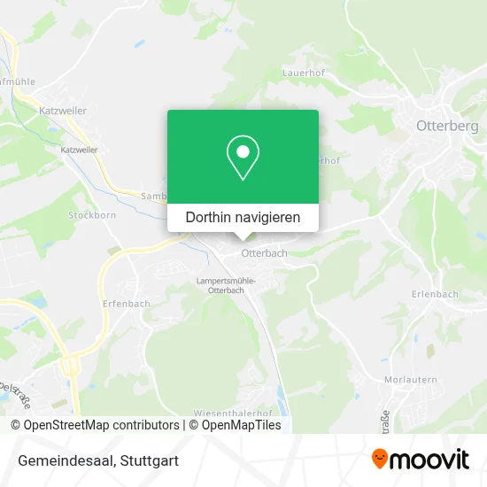 Gemeindesaal Karte