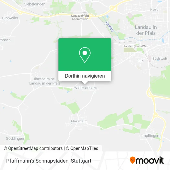 Pfaffmann's Schnapsladen Karte