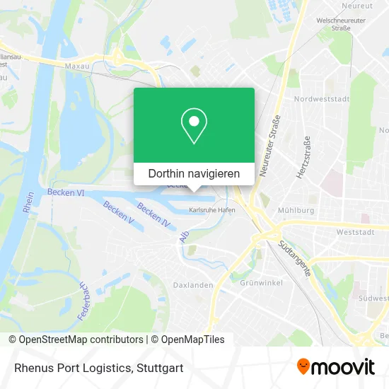 Rhenus Port Logistics Karte