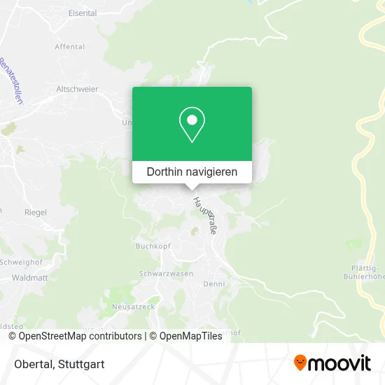Obertal Karte