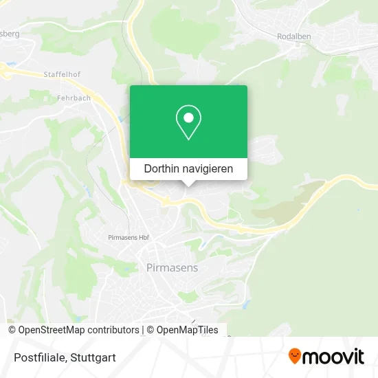Postfiliale Karte
