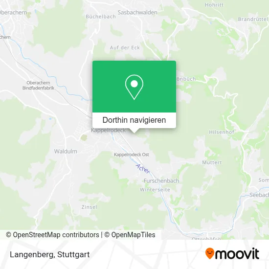 Langenberg Karte