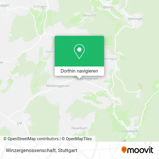 Winzergenossenschaft Karte