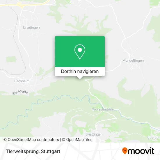 Tierweitsprung Karte