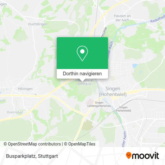 Busparkplatz Karte