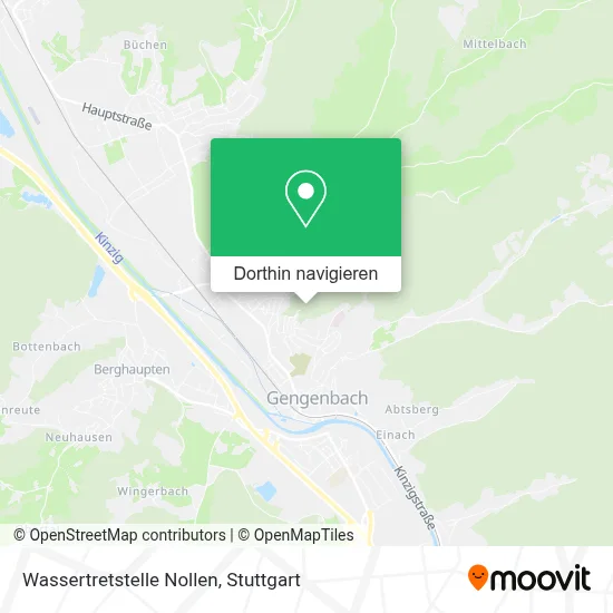 Wassertretstelle Nollen Karte