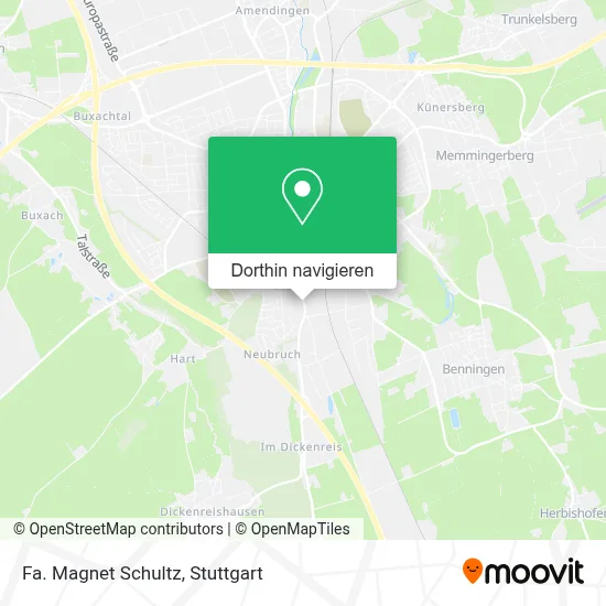 Fa. Magnet Schultz Karte