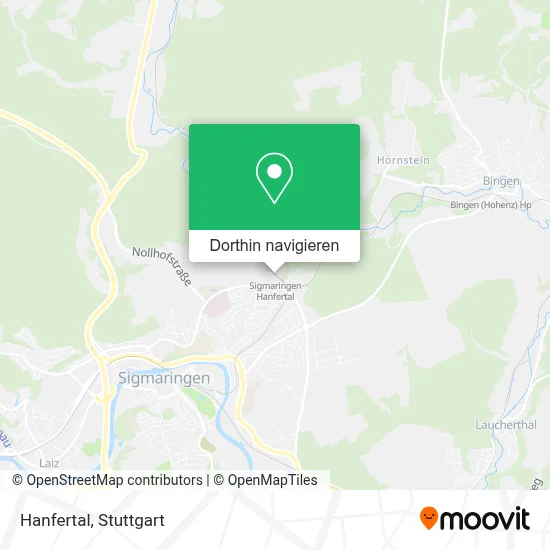 Hanfertal Karte