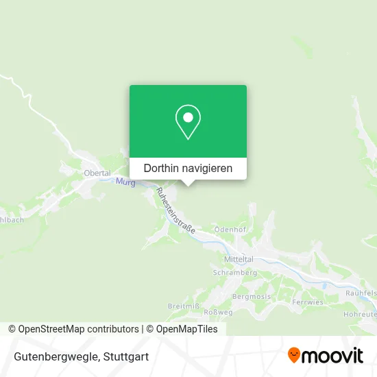 Gutenbergwegle Karte