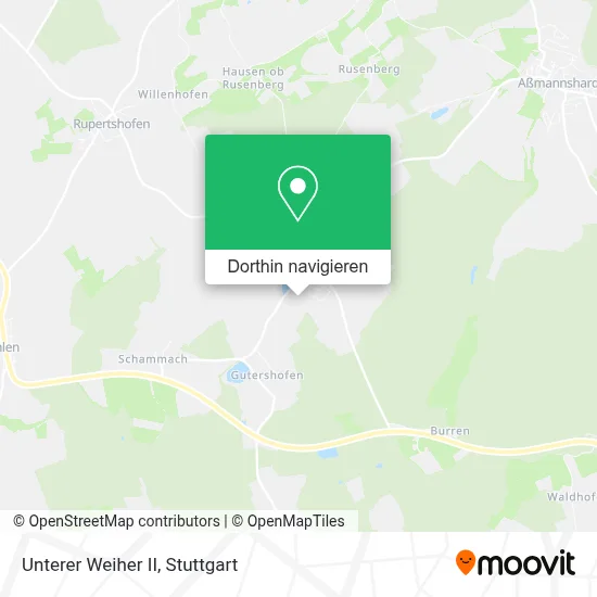 Unterer Weiher II Karte
