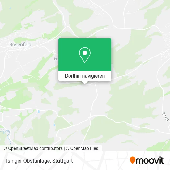 Isinger Obstanlage Karte