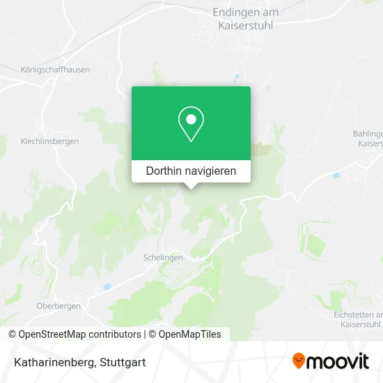 Katharinenberg Karte