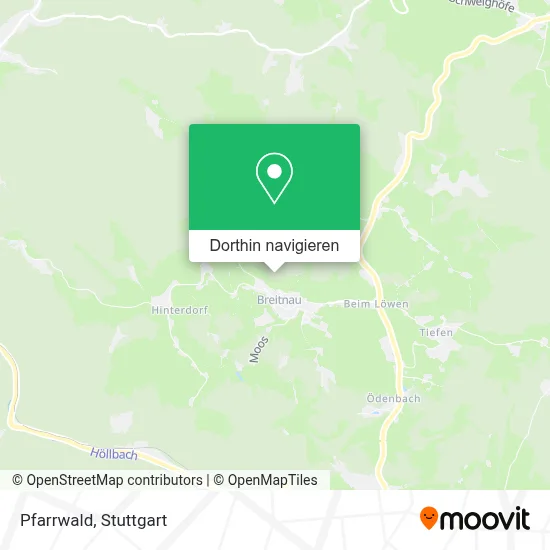 Pfarrwald Karte