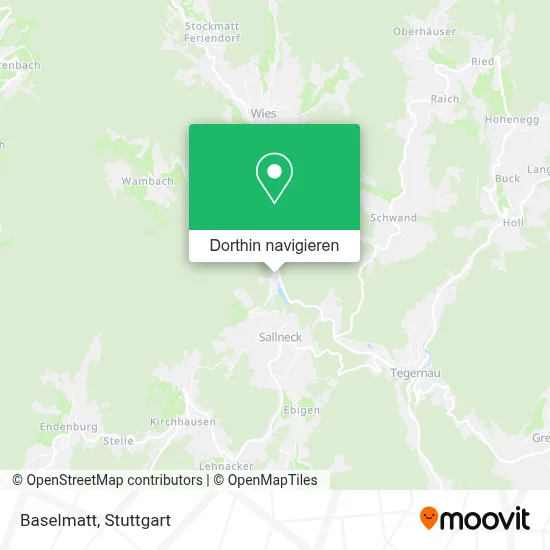 Baselmatt Karte