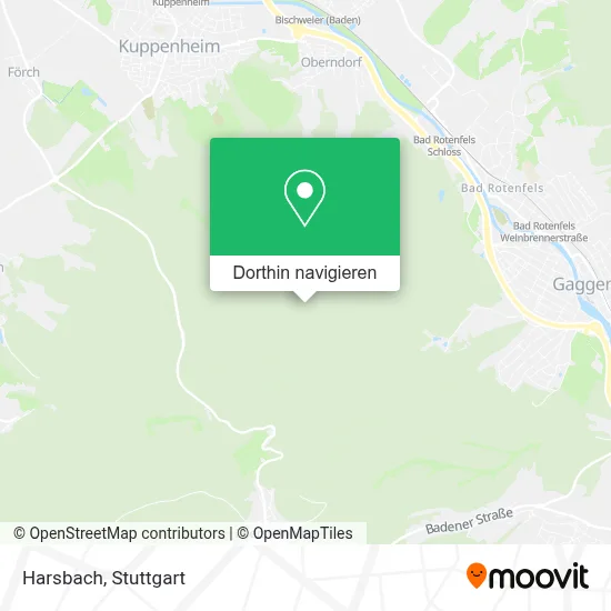 Harsbach Karte