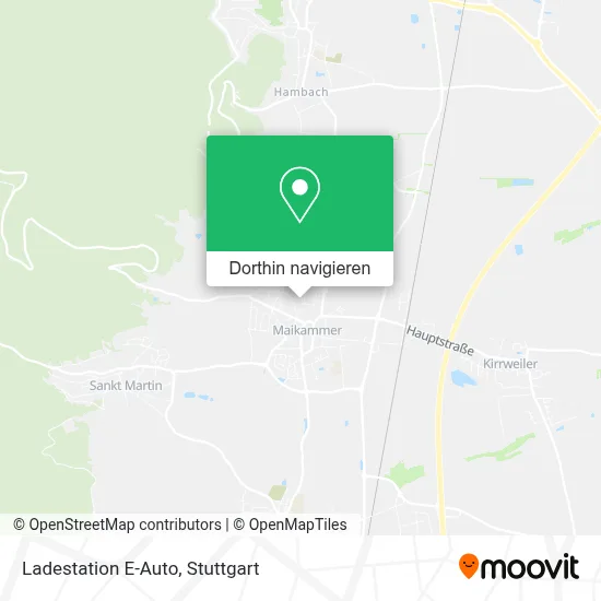 Ladestation E-Auto Karte