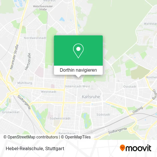 Hebel-Realschule Karte