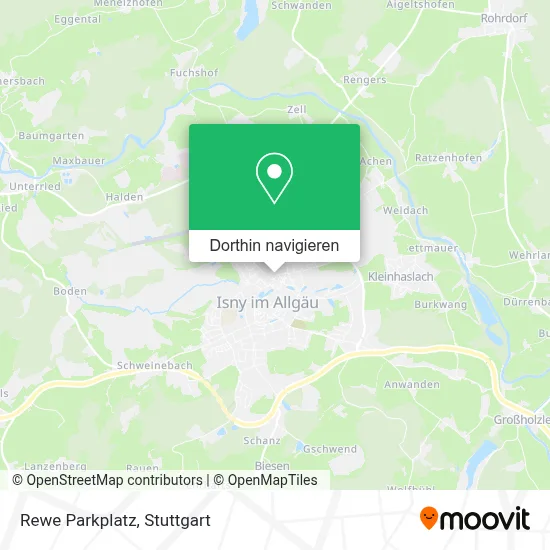 Rewe Parkplatz Karte