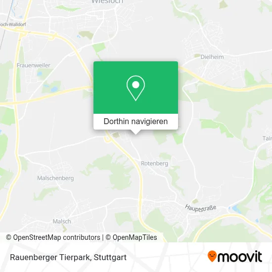 Rauenberger Tierpark Karte
