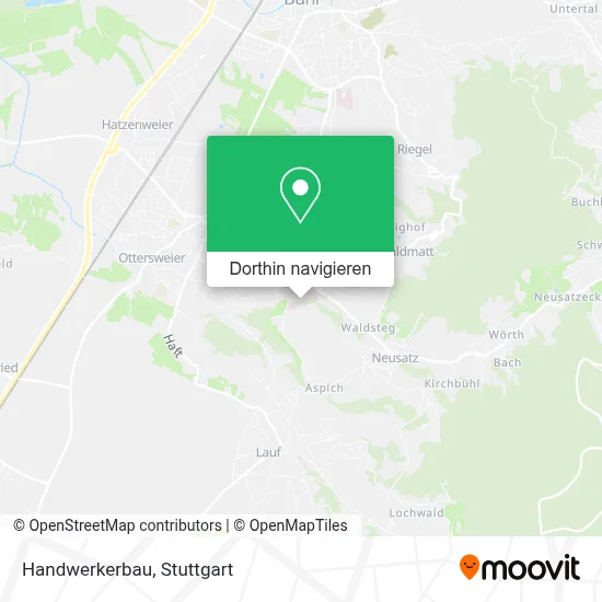 Handwerkerbau Karte