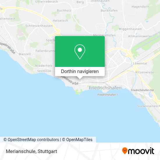 Merianschule Karte