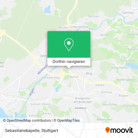 Sebastianskapelle Karte