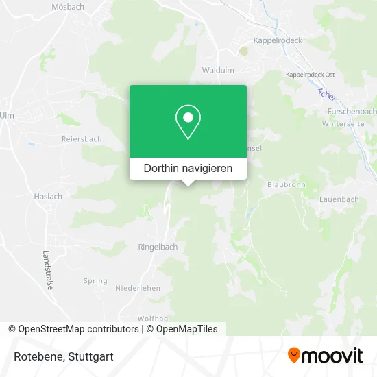 Rotebene Karte
