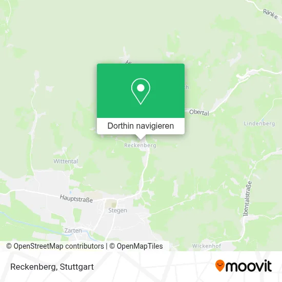Reckenberg Karte