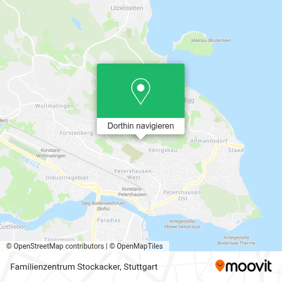Familienzentrum Stockacker Karte