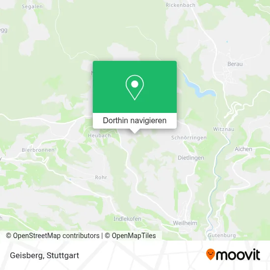 Geisberg Karte