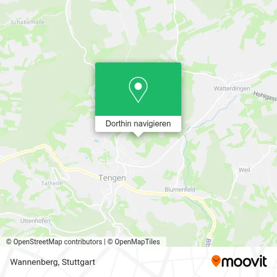 Wannenberg Karte