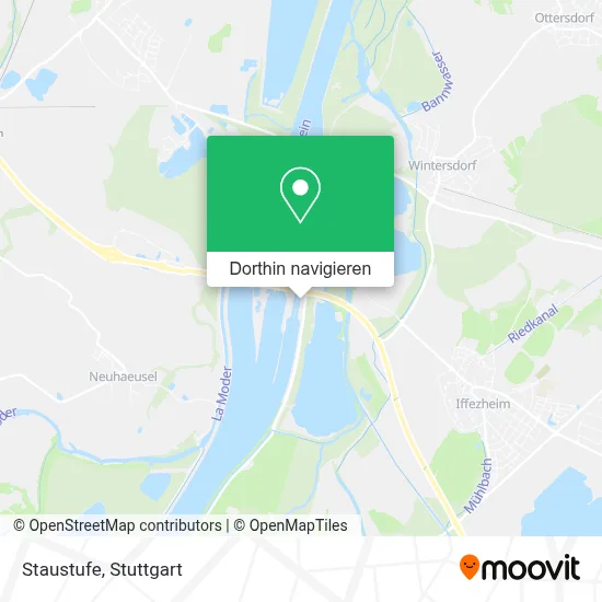 Staustufe Karte